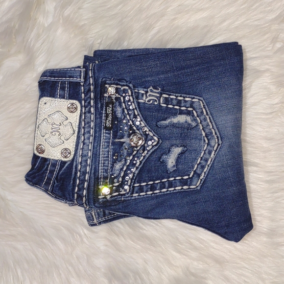 Miss Me Slim Bootcut Jeans size 26 - Picture 7 of 11